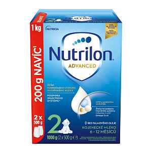 NUTRILON 2 Advanced pokračovací kojenecké mléko 1 kg, 6+