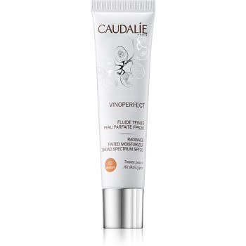 Caudalie Vinoperfect rozjasňující tónovací fluid s hydratačním účinkem odstín 02 Medium SPF 20  40 ml