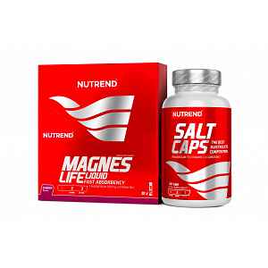 Nutrend Magneslife 10x25 ml višeň + Salt Caps 120 kapslí dárková sada