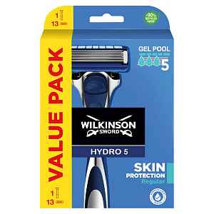 Wilkinson Hydro 5 Protection Skin XXXL value pack holicí strojek +13 hlavic