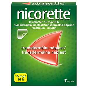 Nicorette Invisipatch 15mg/16h náplast 7x15mg