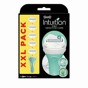 Wilkinson Intuition Sensitive Care XXL pack holicí strojek +5 náhradních hlavic