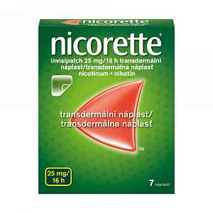 Nicorette Invisipatch 25mg/16h náplast 7x25mg