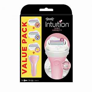 Wilkinson Intuition Variety 2v1 set holicí strojek +3 hlavice