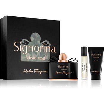 Salvatore Ferragamo Signorina Misteriosa  parfémovaná voda 100 ml + parfémovaná voda 10 ml + tělové mléko 50 ml