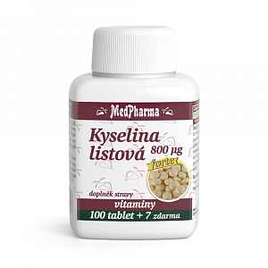 MedPharma Kyselina listová 800 mcg tablety 107