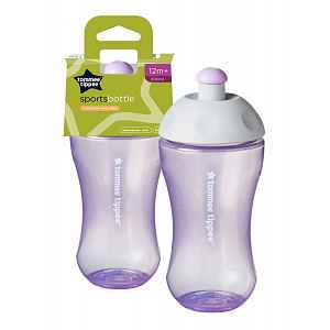 Tommee Tippee Sportovní láhev 12m+ 300 ml 1 ks fialová/modrá