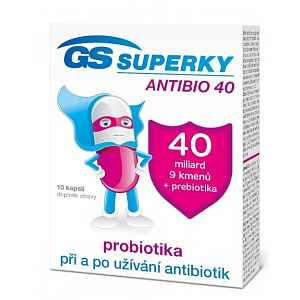 GS Superky Antibio 40 cps.10 ČR/SK