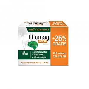 Bilomag FORTE + 25 % navíc 120 tobolek