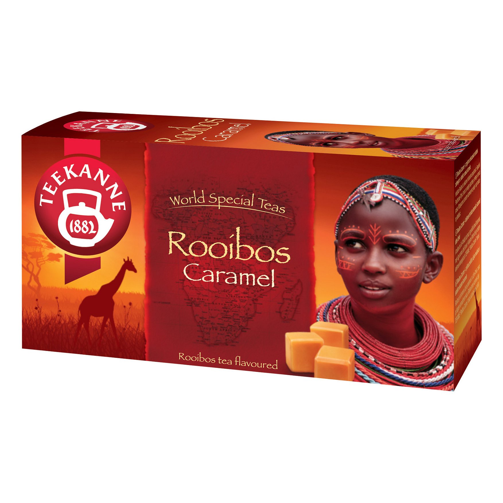 Teekanne Rooibos Caramel čaj porcovaný 20x1,75 g