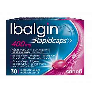 Ibalgin Rapidcaps 400 tobolky 30ks