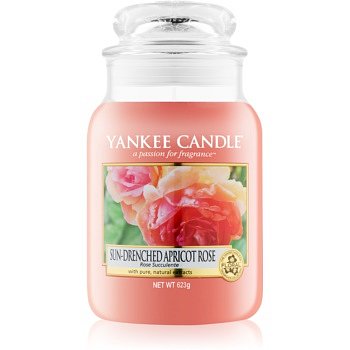 Yankee Candle Sun-Drenched Apricot Rose vonná svíčka Classic velká 623 g