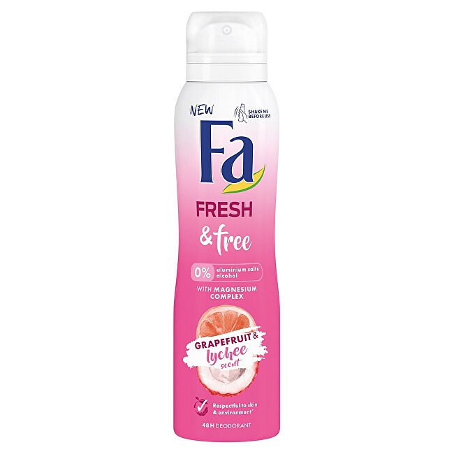 Fa Deodorant Fresh & Free Grapefruit & Lychee  150 ml