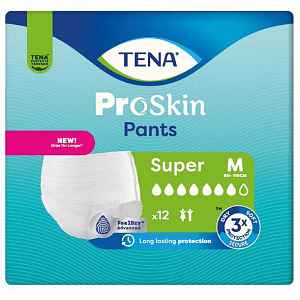 TENA Proskin Pants Super M Inkontinenční kalhotky 12ks