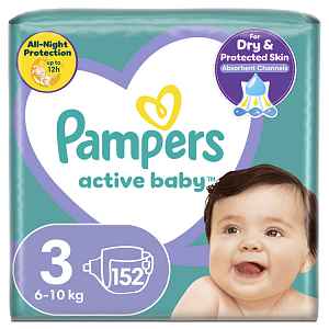 Pampers Active Baby Mega Pack S3 152ks