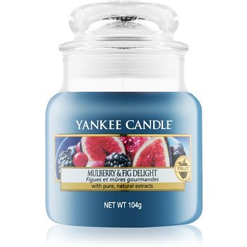 Yankee Candle Mulberry & Fig vonná svíčka Classic malá 104 g