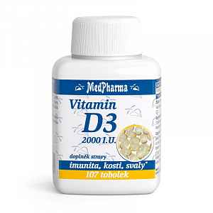 MEDPHARMA Vitamin D3 2000 I.U. 107 tobolek