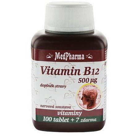 MedPharma Vitamin B12 (kyanokobalamin) 500 µg 107 tablet