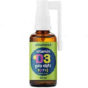 Allnature Vitamin D3 pro děti ve spreji 50 ml