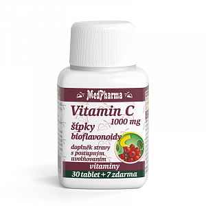 MedPharma Vitamín C 1000 mg s šípky tablety 37 prod.úč.