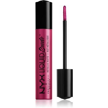 NYX Professional Makeup Liquid Suede™ Metallic Matte voděodolná tekutá rtěnka s metalickým finišem odstín 33 Buzz Kill 4 ml