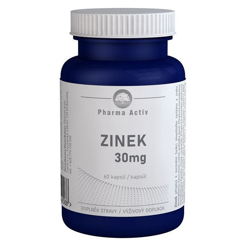 Pharma Activ Zinek 30 mg 60 kapslí