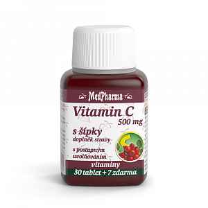 MedPharma Vitamín C 500 mg s šípky tablety 37 prod.úč.