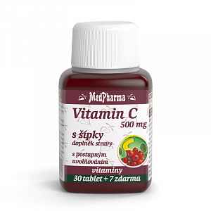 MedPharma Vitamín C 500 mg s šípky tablety 37 prod.úč.