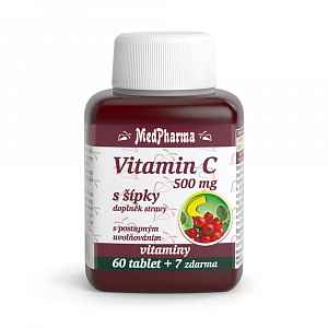 MedPharma Vitamin C 500 mg s šípky tablety 67 prod.úč.