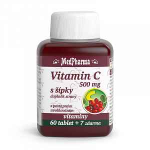 MedPharma Vitamin C 500 mg s šípky tablety 67 prod.úč.