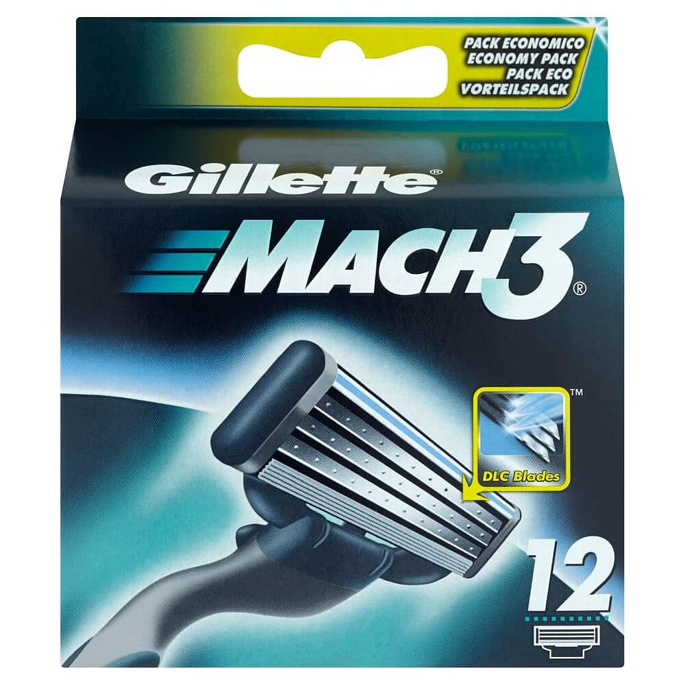 Gillette Mach3 náhradní hlavice 12ks