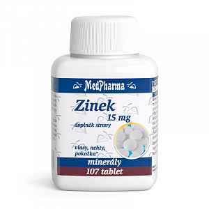 MedPharma Zinek 15 mg tablety 107