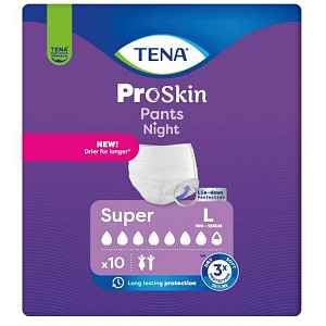 TENA Proskin Pants Night Super L Inkontinenční kalhotky 10ks