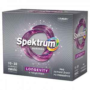 WALMARK Spektrum gummies LONGEVITY s rakytníkem 90+30 tablet NAVÍC