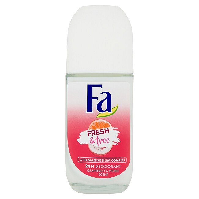Fa Kuličkový deodorant Fresh & Free Grapefruit & Lychee  50 ml