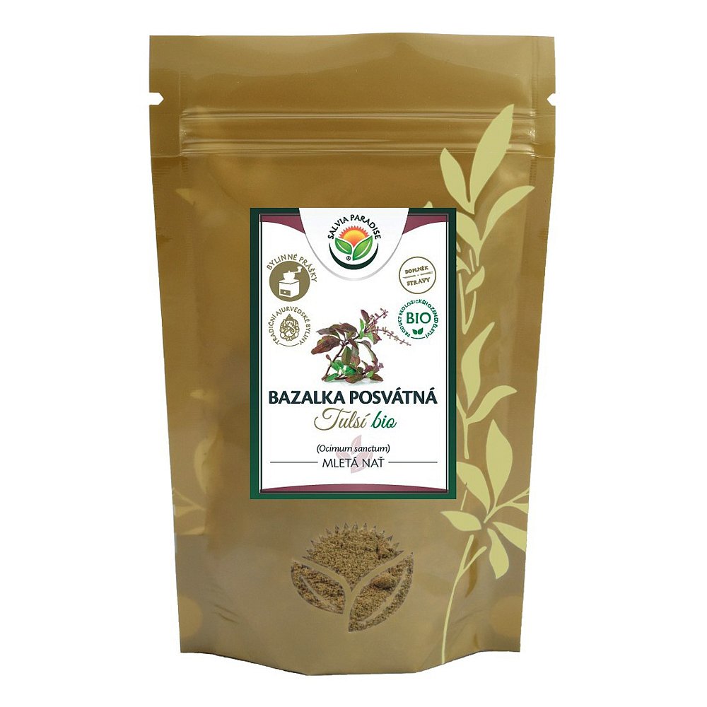 SALVIA PARADISE Tulsí - bazalka posvátná mletá BIO 100 g