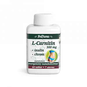 MedPharma L-Carnitin 500 mg+Inulin+Chrom tablety 67