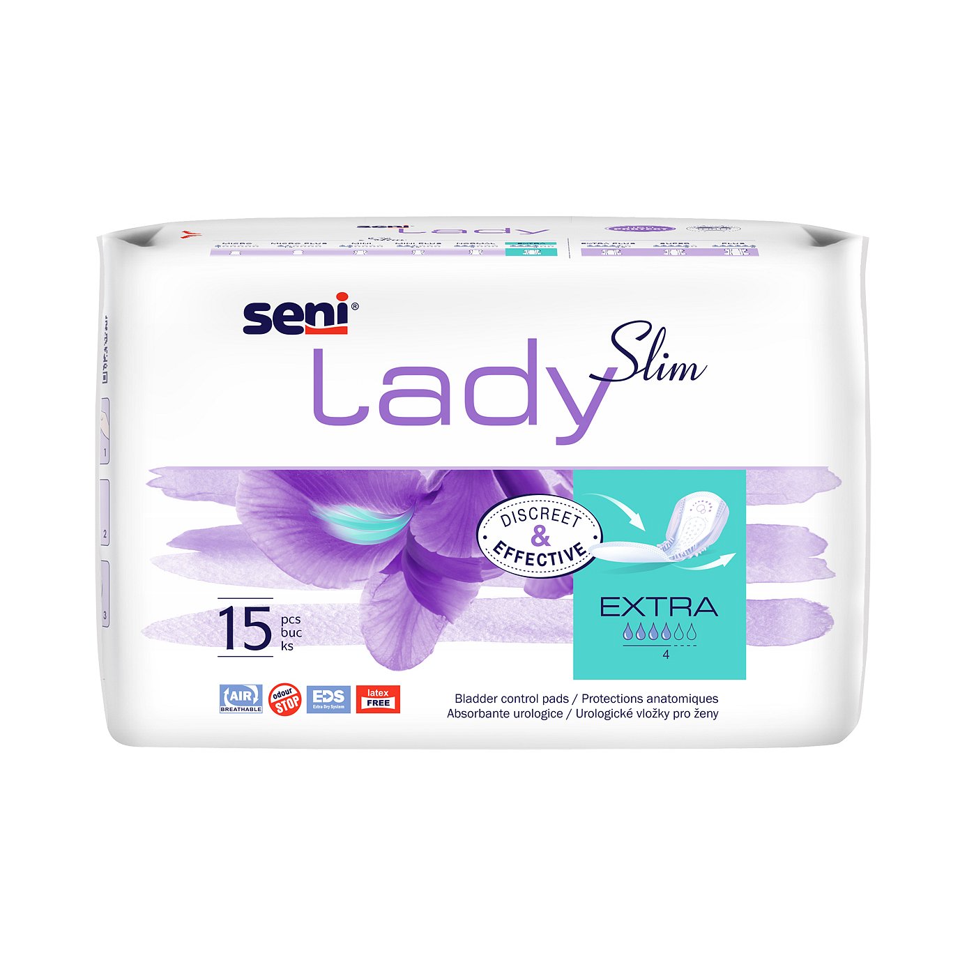 Seni Lady Slim Extra inkontinenční vložky 15 ks