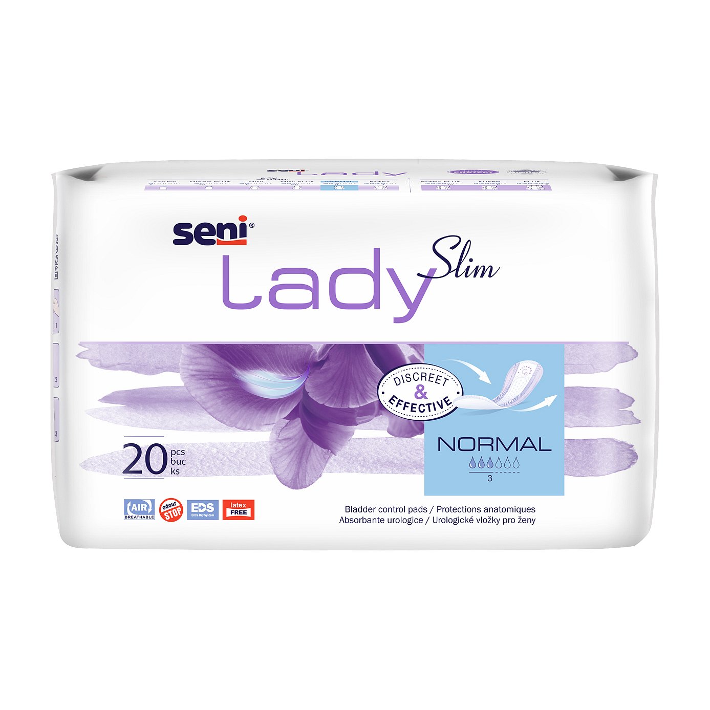 Seni Lady Slim Normal inkontinenční vložky 20 ks