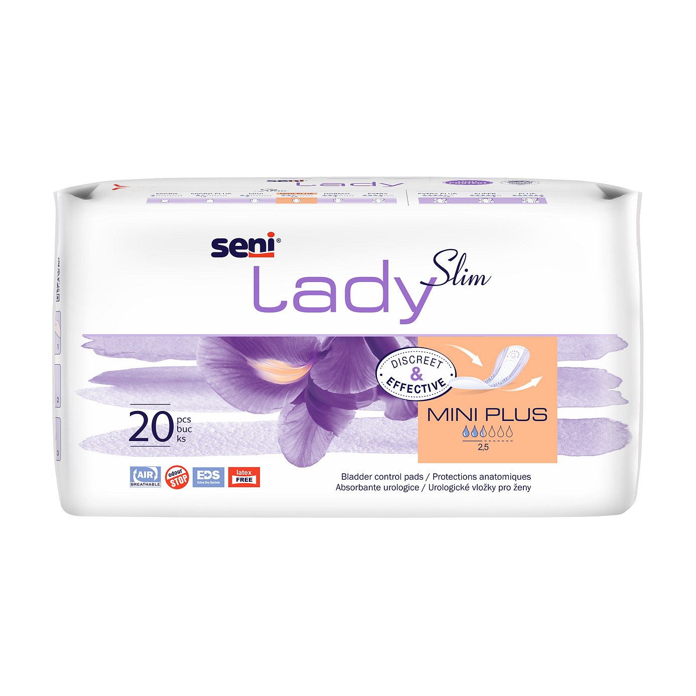 Seni Lady Slim Mini Plus inkontinenční vložky 20 ks