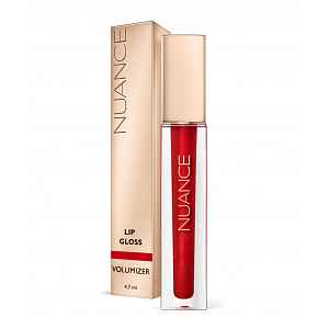 Nuance Lip Gloss Volumizer 04 Confident Red lesk na rty 4,7 ml