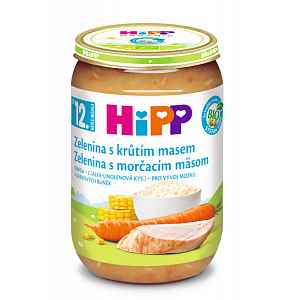 Hipp Menu Bio Zelenina S Krůtím Masem 220g