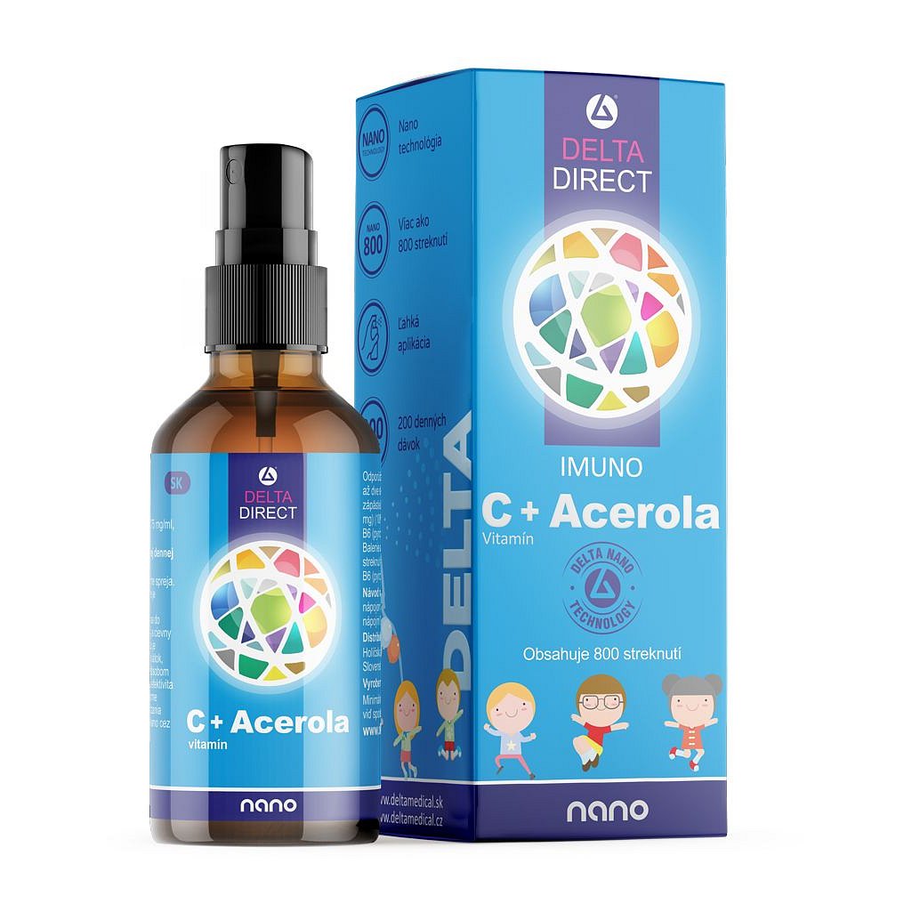 DELTA Direct Kids Vitamin C + Acerola sprej 100 ml