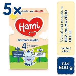 5 x HAMI 24+ (600 g) - kojenecké mléko