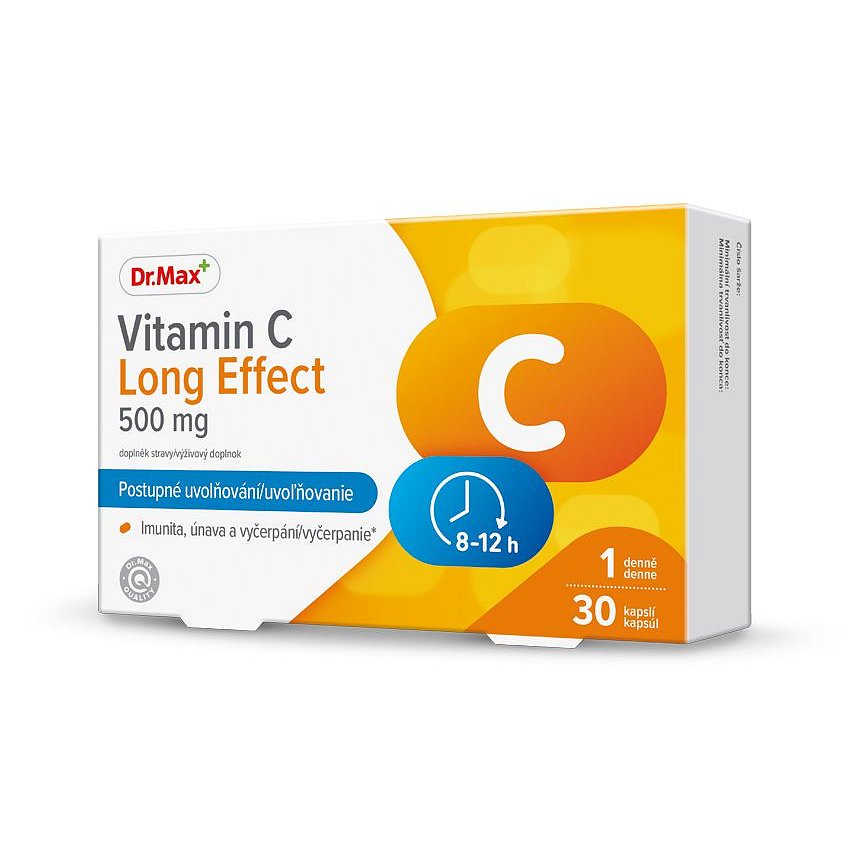 Dr.Max Vitamin C Long Effect 500 mg 30 kapslí