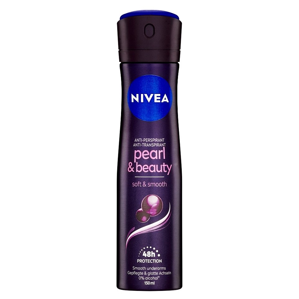 NIVEA Pearl & Beauty Black Sprej antiperspirant 150 ml