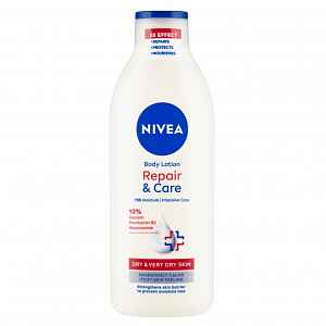 NIVEA Tělové mléko 400ML Repair and Care PUMPA