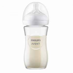 Philips Avent Láhev Natural Response skleněná 240ml, 1m+