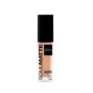 Gabriella Salvete Soulmatte Foundation Hyaluronic 04 Warm Golden Sand make-up 30 ml