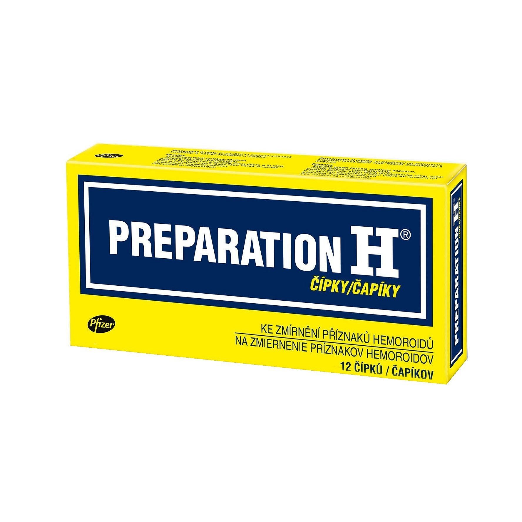 Preparation H 12 čípků